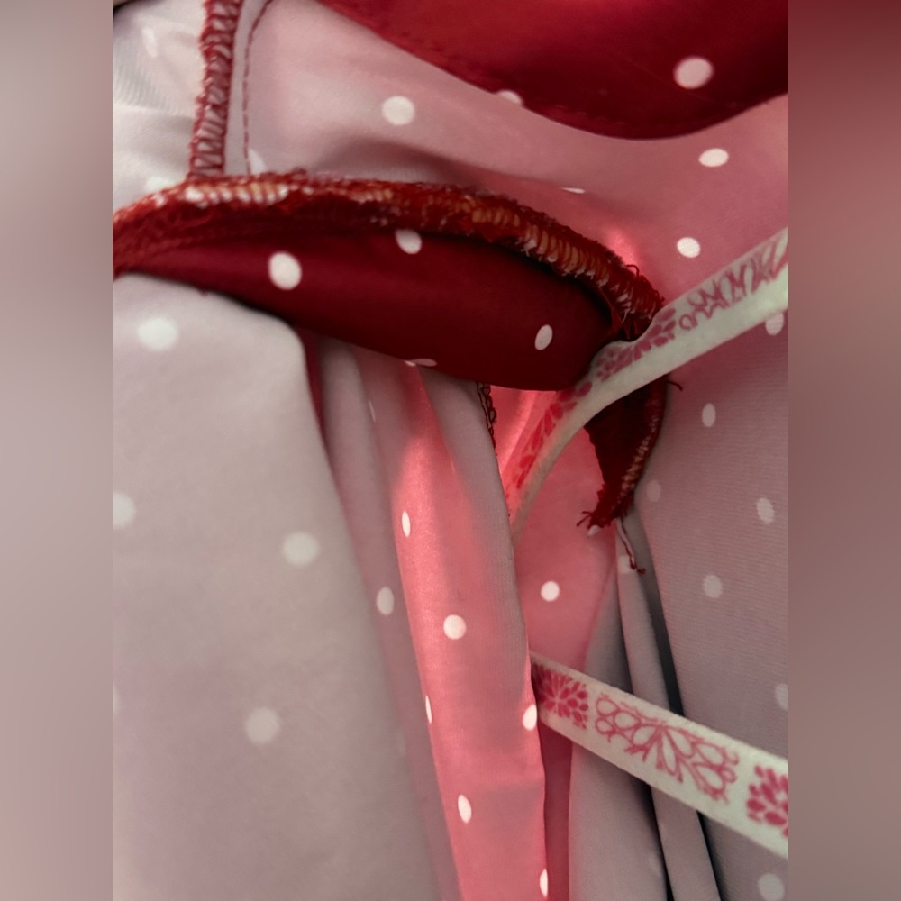 L’Academie Revolve The Victoire Bodysuit‎ in Ruby Dot Red Women’s Size XXS - Picture 7 of 12